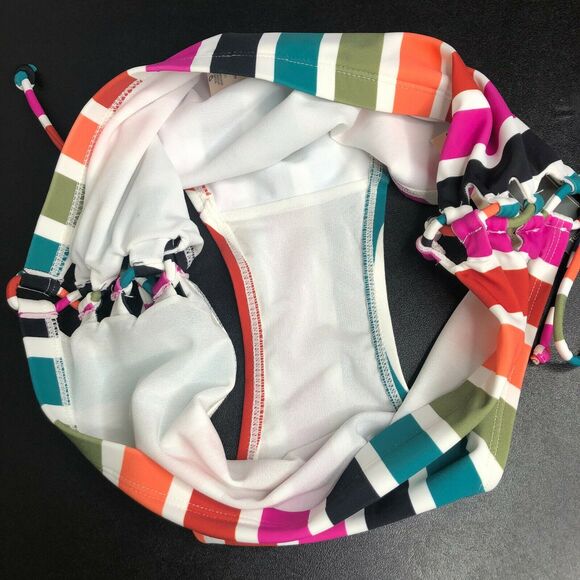 NEW Terra & Sky Women's Plus High Waist Striped Swimsuit Bottom Size 0X (14W) - Picture 6 of 8